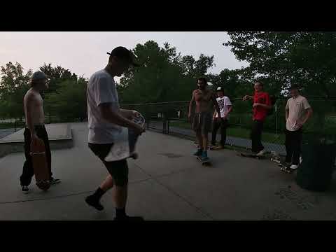 We played Spencer Barton in a game of S.K.A.T.E.!