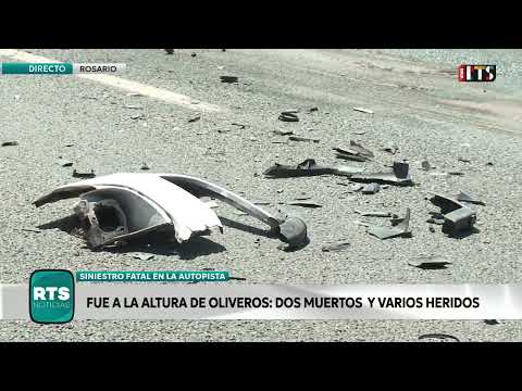 ⚠️ SINIESTRO FATAL EN LA AUTOPISTA ROSARIO–SANTA FE: DOS MUERTOS Y VARIOS HERIDOS