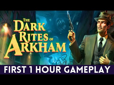 THE DARK RITES OF ARKHAM First 1 Hour Gameplay | Point & Click Adventure Based on HP Lovecraft Work