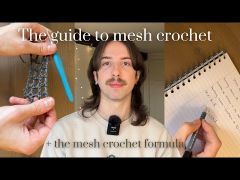 Everything you need to know about mesh stitches + the ultimate mesh crochet formula
