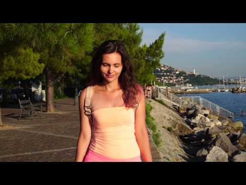 bathing in Italiy, Trieste, Duino and Sistiana - in a minute