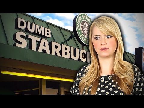 山寨星巴克？笨蛋星巴克報你知 ("Dumb Starbucks" America's Newest Coffee Shop!)