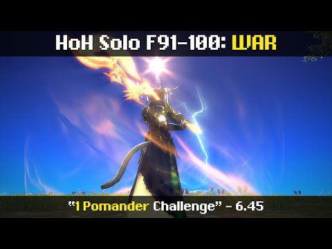 "1 Pomander Challenge" HoH Solo WAR - F91-100 (7/23/23 | 6.45)