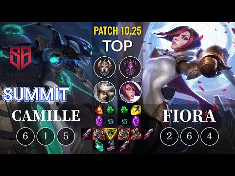 SB Summit Camille vs Fiora Top - KR Patch 10.25