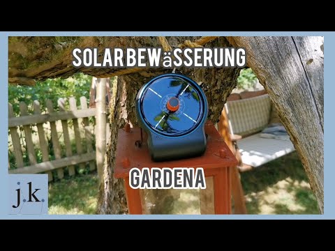 Gardena Aqua Bloom Solar Watering Timer, for Balcony / Garden