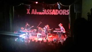 X Ambassadors "Free & Lonely" @ Bowery Ballroom 4/11/14