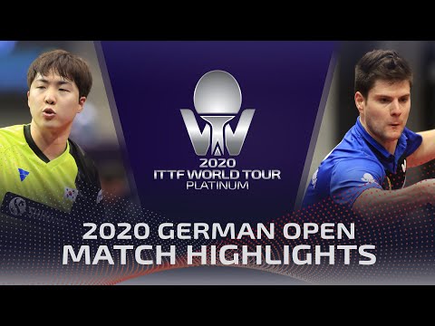 [2020 ITTF German Open Highlights (R32)]  임종훈(KOR) vs 옵차로프(GER) 2020.1.31