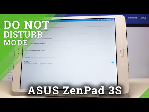 How to Activate Do Not Disturb Mode in ASUS ZenPad 3S – Silent Mode