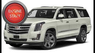 Open and Start Cadillac Escalade 2017 - 2020 models with a dead key fob battery.