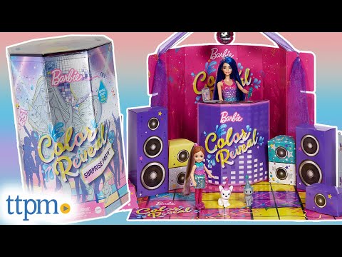 Mattel Barbie Doll Color Reveal Party Big Set
