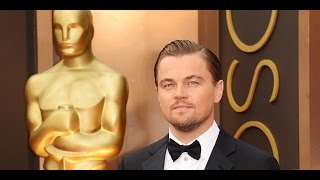 Leonardo DiCaprio Accepting Oscar