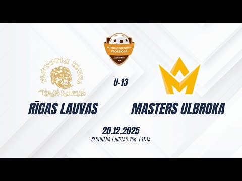 ZU13 Rīgas Lauvas - Masters Ulbroka 19/12/2025