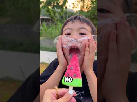 Sealed Mouth, Still Winning😂🍦 ~mini wood toy- woodworking art skill/wood hand #shorts