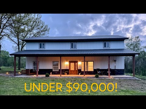 TOUR OF MY NEWLY BUILT SLAB HOUSE ON ACREAGE FOR UNDER $90,000