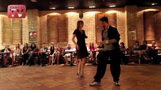 Alexander Krupnikov and Natasha Sorokina, Russia, Moscow, Milonga "On Board", 17.04.2010 (2)