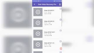 Disk video recovery pro : restoring deleted videos
