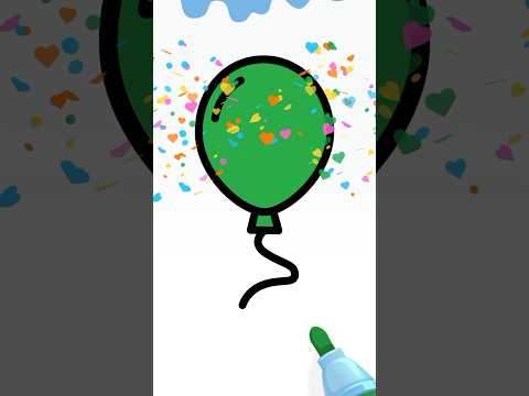 Drawing And Painting A Balloon ||  ARTS AND DROWING HUB #artist #artandcraft #artoftheday