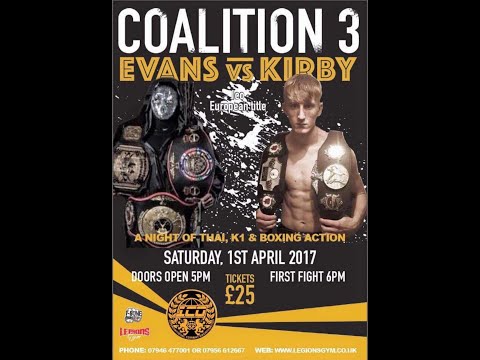 Full Contact Kickboxing - ICO European Title Fight 2017