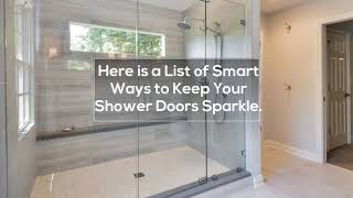 Ways to Make Your Shower Doors Sparkle