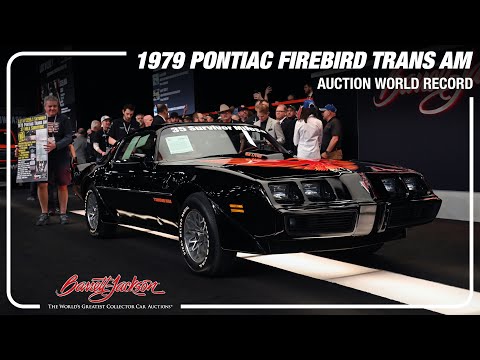 WORLD AUCTION RECORD - 37 Mile Survivor 1979 Pontiac Firebird Trans Am - BARRETT-JACKSON SCOTTSDALE