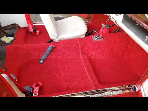 How to Replace 1965 Ford Mustang Ready made Carpet..