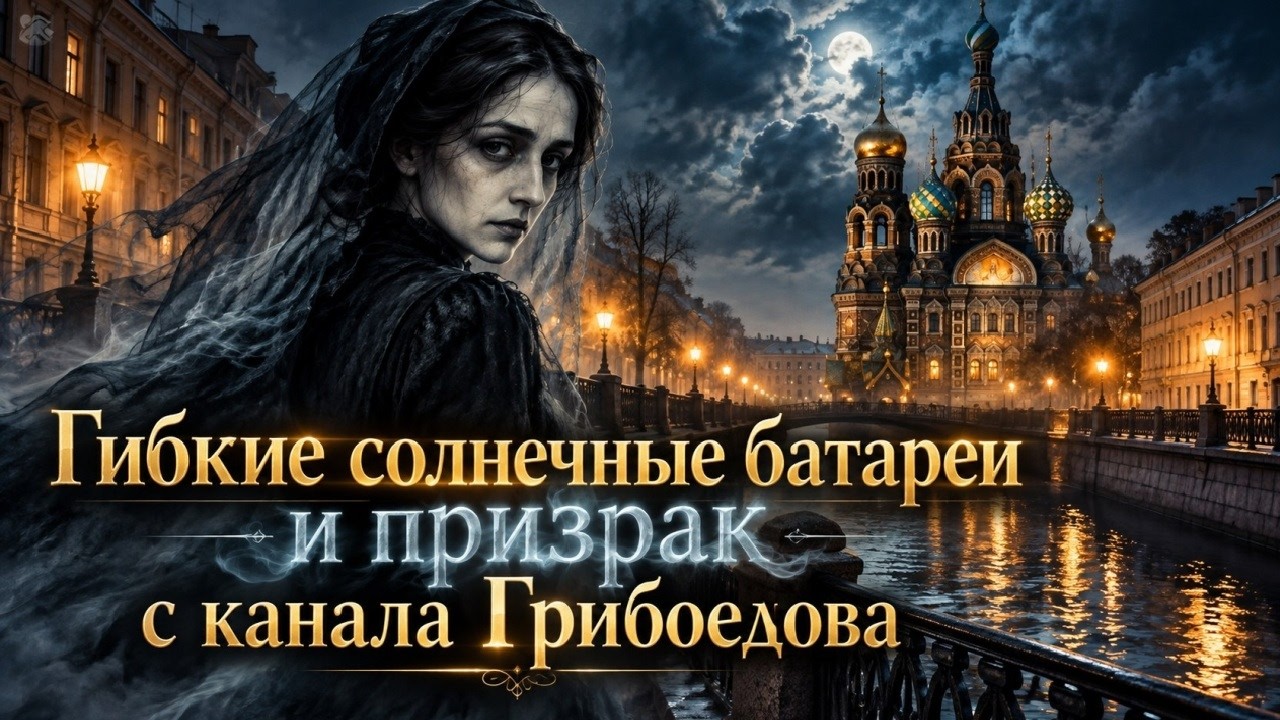 Гибкие солнечные батареи и призрак с канала Грибоедова
