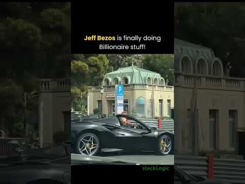 Driving His Ferrari F8 on the Streets #jeffbezos #amazon #business #billionaire #ferrarif8