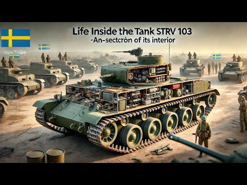 Life Inside the Flattest Tank STRV 103 A Detailed Cross Section of Its Interior