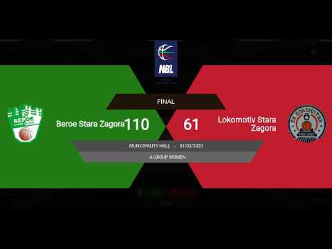 Beroe Stara Zagora vs. Lokomotiv Stara Zagora, A Group Women, 01.02.2020