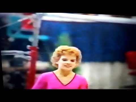 Gold & silver medalists on UB final - Gabriele Fahnrich & Dagmar Kersten 1985 Worlds