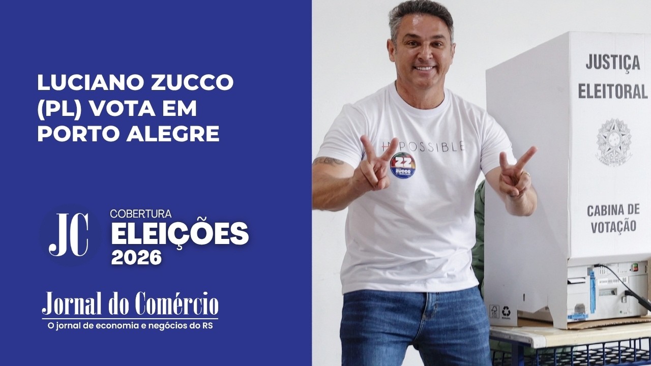 Luciano Zucco (PL) vota em Porto Alegre