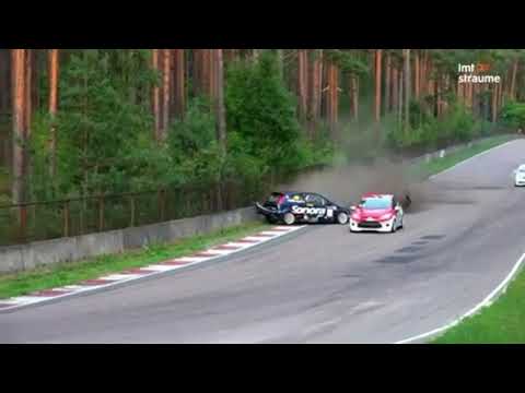 Riga summer race 2018 crash. Bikernieki
