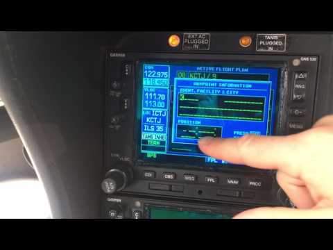 How to create a Flight Plan on Garmin 530 or 430