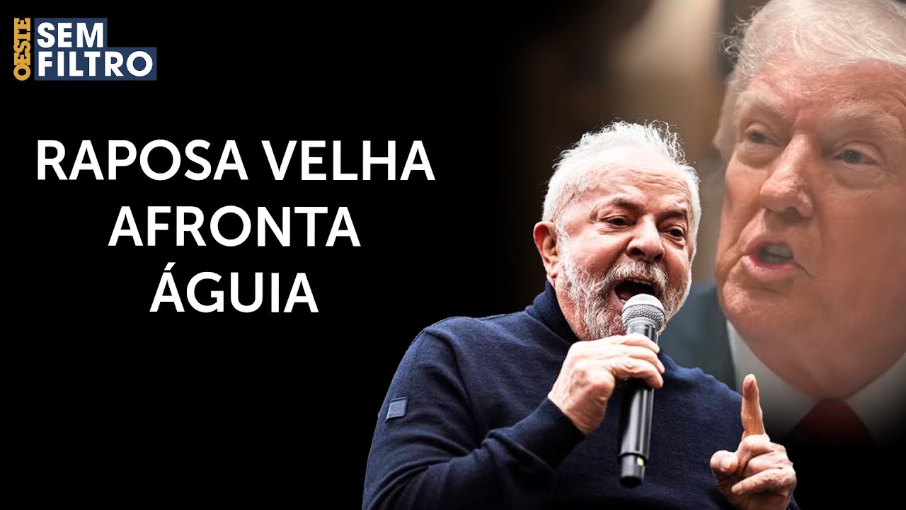 Lula manda recado para Trump: 'Fale manso comigo, não tenho medo de cara feia'