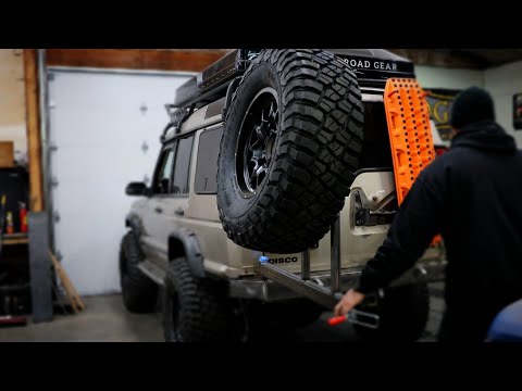 Overland Tire Carrier Build Step 2. Ultimate Land Rover Discovery Build Episode 17.