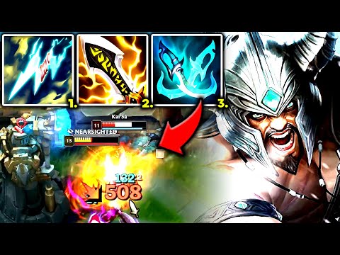 TRYNDAMERE TOP IS AN ABSOLUTE BEAST! (AMAZING BUILD) - S13 Tryndamere TOP Gameplay Guide