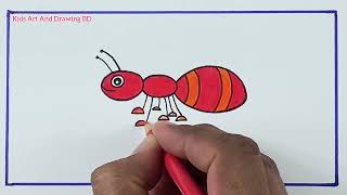 Easy Ant 🐜 🐜drawing for beginners | kids Art Lesson