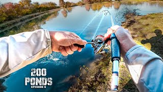 Winter Pond Fishing In SHALLOW Water! (200 Ponds Ep. 6)