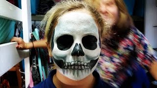Halloween Makeup Time Lapse (on my daughter)