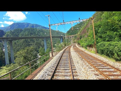 ★ Bellinzona - Göschenen - Wassen Gotthardbahn Fürherstandsmitfahrt [08.2019]