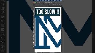 Remove Anchor Points WAY Faster in Adobe Illustrator #Shorts