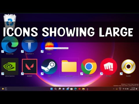 How To Fix Windows 11 Desktop icons Showing Large