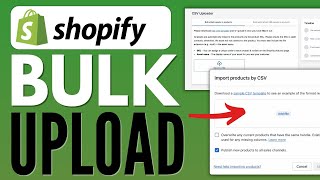 How To Bulk Upload Products On Shopify Using Csv