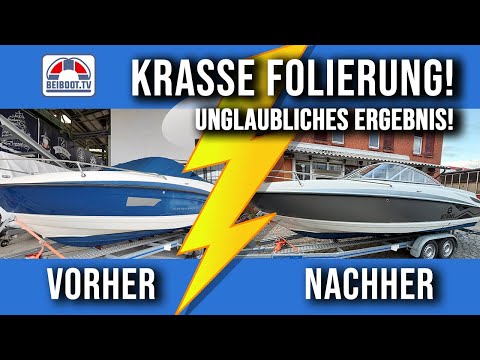 SO WIRD EIN BOOT FOLIERT! Unglaubliche Verwandlung Schritt für Schritt!