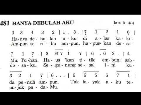 Hanya Debulah Aku || Puji Syukur No. 481 || Lagu Rabu Abu