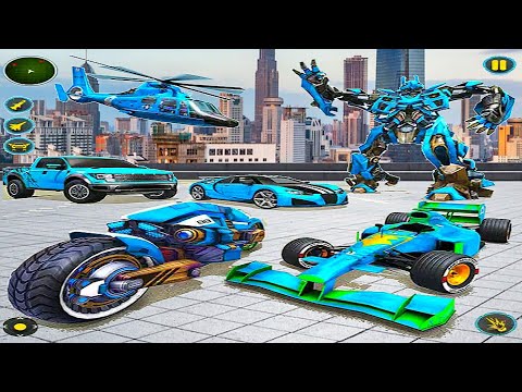 Future Robot Bike Battle Robot War Games - Android GamePlay