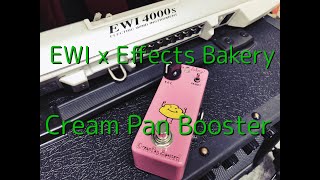 Video thumbnail for EWI x Effects Bakery『Cream Pan Booster』 by 梶田勇