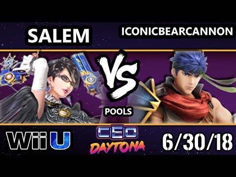 CEO 2018 Smash 4 - Liquid | Salem (Bayonetta) Vs. IconicBearCannon (Ike) Wii U - Pools