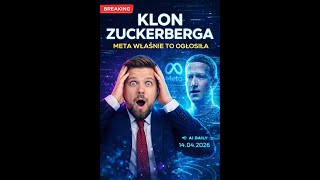 Zuckerberg buduje AI klona siebie 🤯 Meta zmienia zarządzanie firmą na zawsze