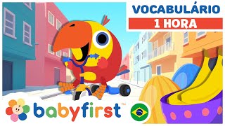 Aprenda Palavras Novas com o Papagaio Divertido | Vocabulário | Educação Infantil | BabyFirst Brasil